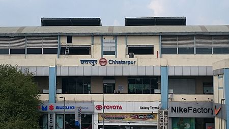 Chattarpur metro station